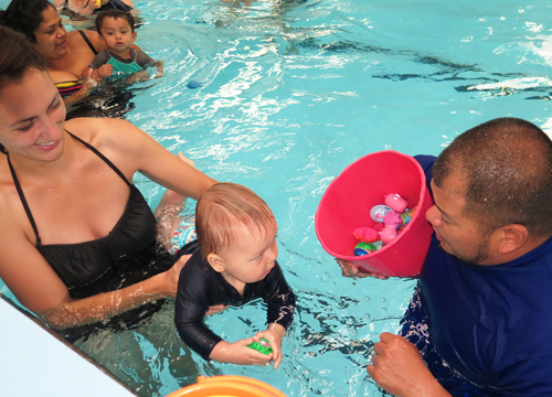 Baby Swimming Lesson at Fulton