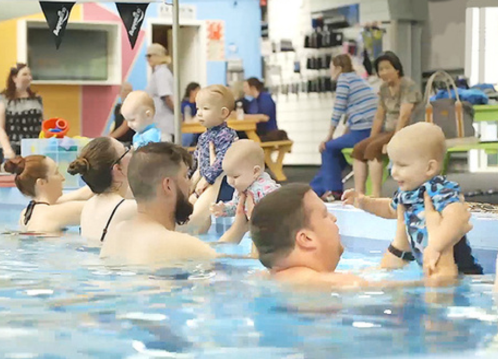 Toddler Swimming Lesson at Fulton